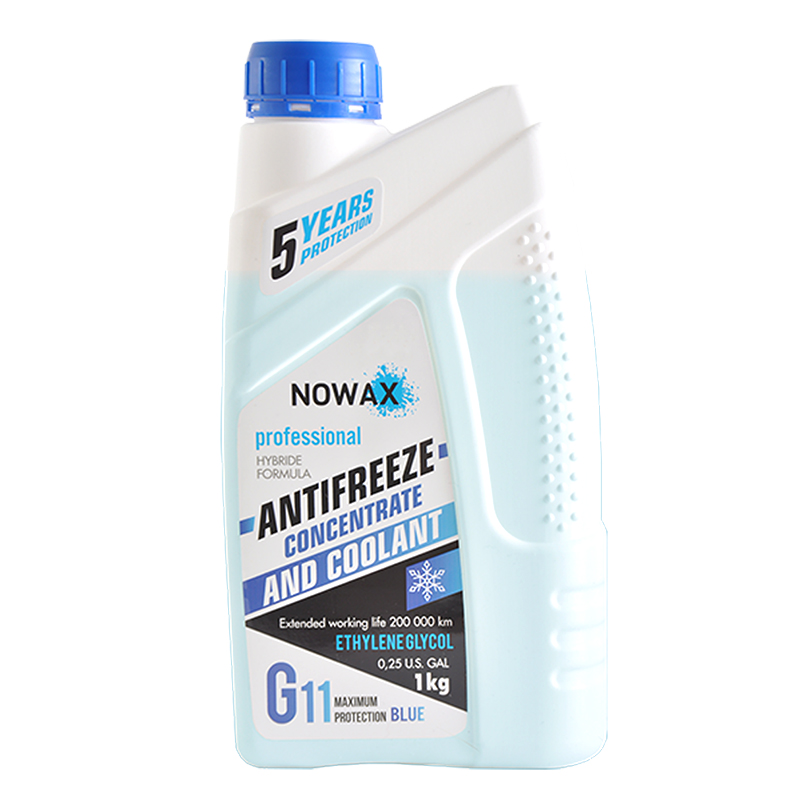 Антифриз NOWAX BLUE G11, синій 1 кг